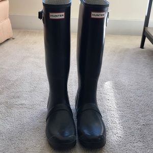 Hunter Rainboots in Grey